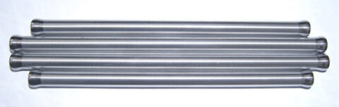 Norton pushrods to be used with JS lightweight radiused lifters and radiused cam only