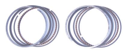 Replacement regular style piston ring sets for JS lightweight pistons