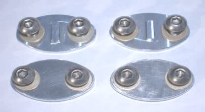 One piece aluminum rocker spindle covers