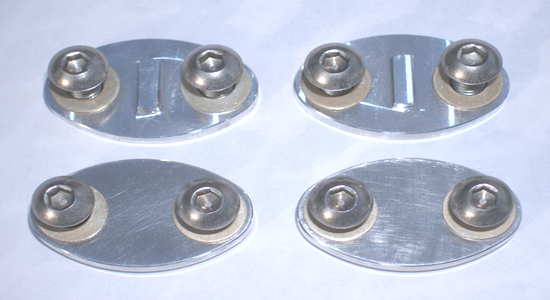 One piece aluminum rocker spindle covers