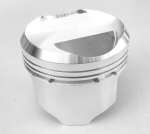 Complete set of two Dominator 500 to 650 JE brand forged pistons for longer JS Ultralight Carrillo rods or stock rods.