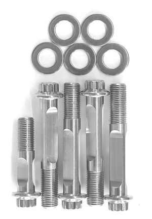 Kit #2 - Reduced shank British ARP 3/8" x 26 tpi SS head bolts for STOCK CYLINDERS