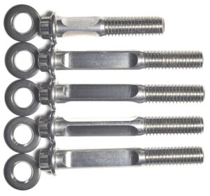 Kit #1 - Reduced shank ARP 3/8" x 16 tpi SS head bolts with rolled threads for MANEY or MOLNAR ALUM CYLINDERS.  Requires inserts for Molnar.