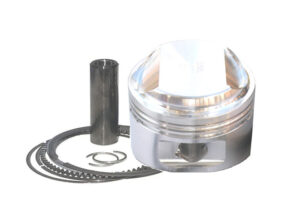 Domni 650cc 68mm domed pistons (2) for stock rods with small end bored to 18mm