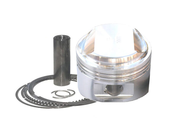 Domni 650cc 68mm domed pistons (2) for stock rods with small end bored to 18mm