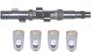 Longer lasting JS radiused cam - a drop in kit. We regrind your original flat lifters to a 1-1/8" radius, use your original pushrods for Commando, Atlas/Domni