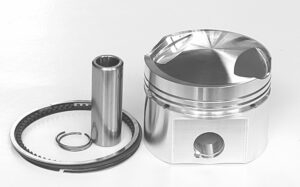 Complete set of two Norton Ultra Hi CR domed forged pistons 750 to 1007cc for stock Norton rods.